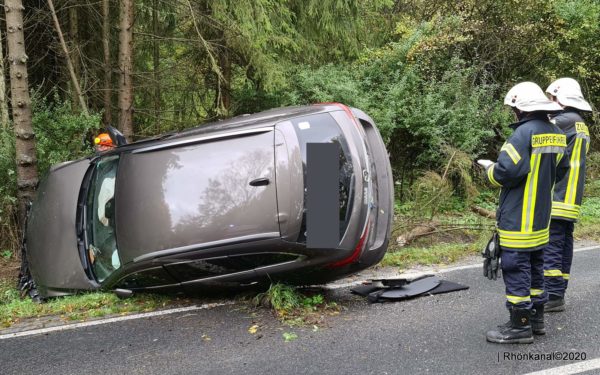 B285 Schwerer Unfall zwischen Kaltennordheim und