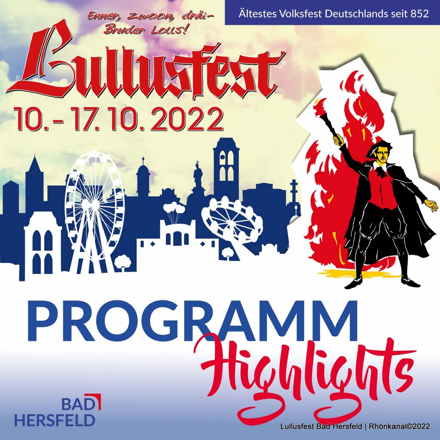 Das Fierche brennt Lullusfest in Bad Hersfeld 10. 17.10.22