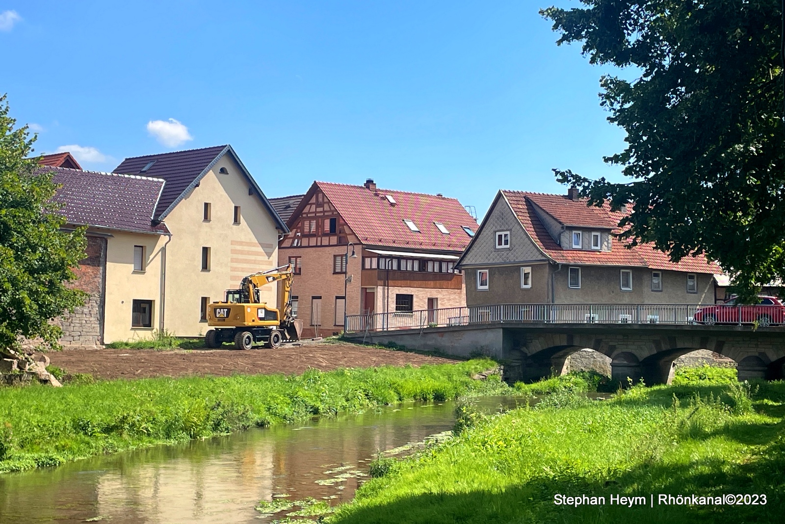 Abriss beendet Bald grünt es wieder in Kaltennordheim Rhönkanal