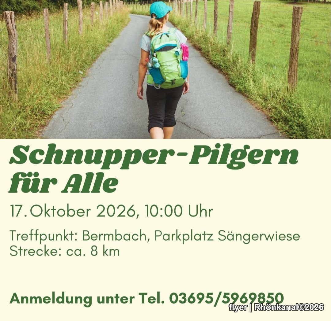 Pilgerin auf einem Landweg (Symbolbild).